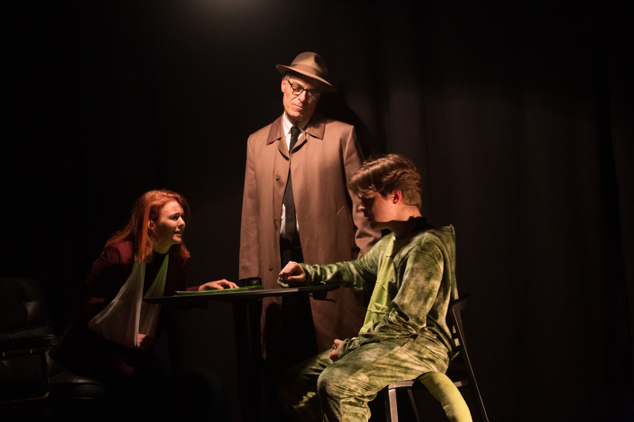 A wide stage image from the South Australian Playwrights Theatre production of Watchlist.